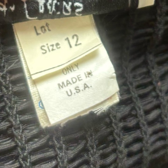 Vtg Karen Lucas For Niki 1980’s Prom Dress Black White High Low Ruched Size 12 - Picture 8 of 11